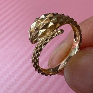 Mejuri 14k Gold Snake Ring (Size 4)